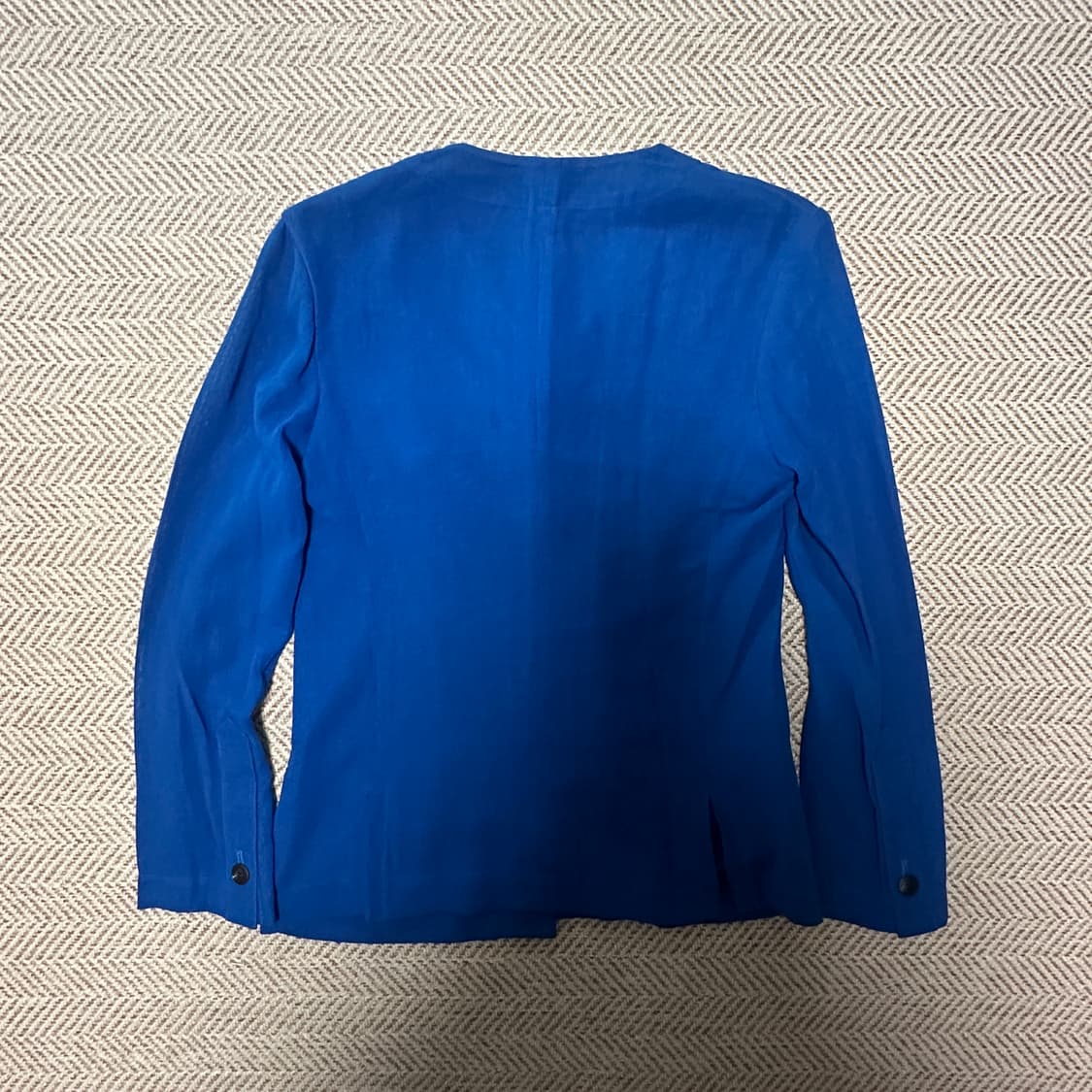 ISSEY MIYAKE women linen jacket blue 상품이미지2