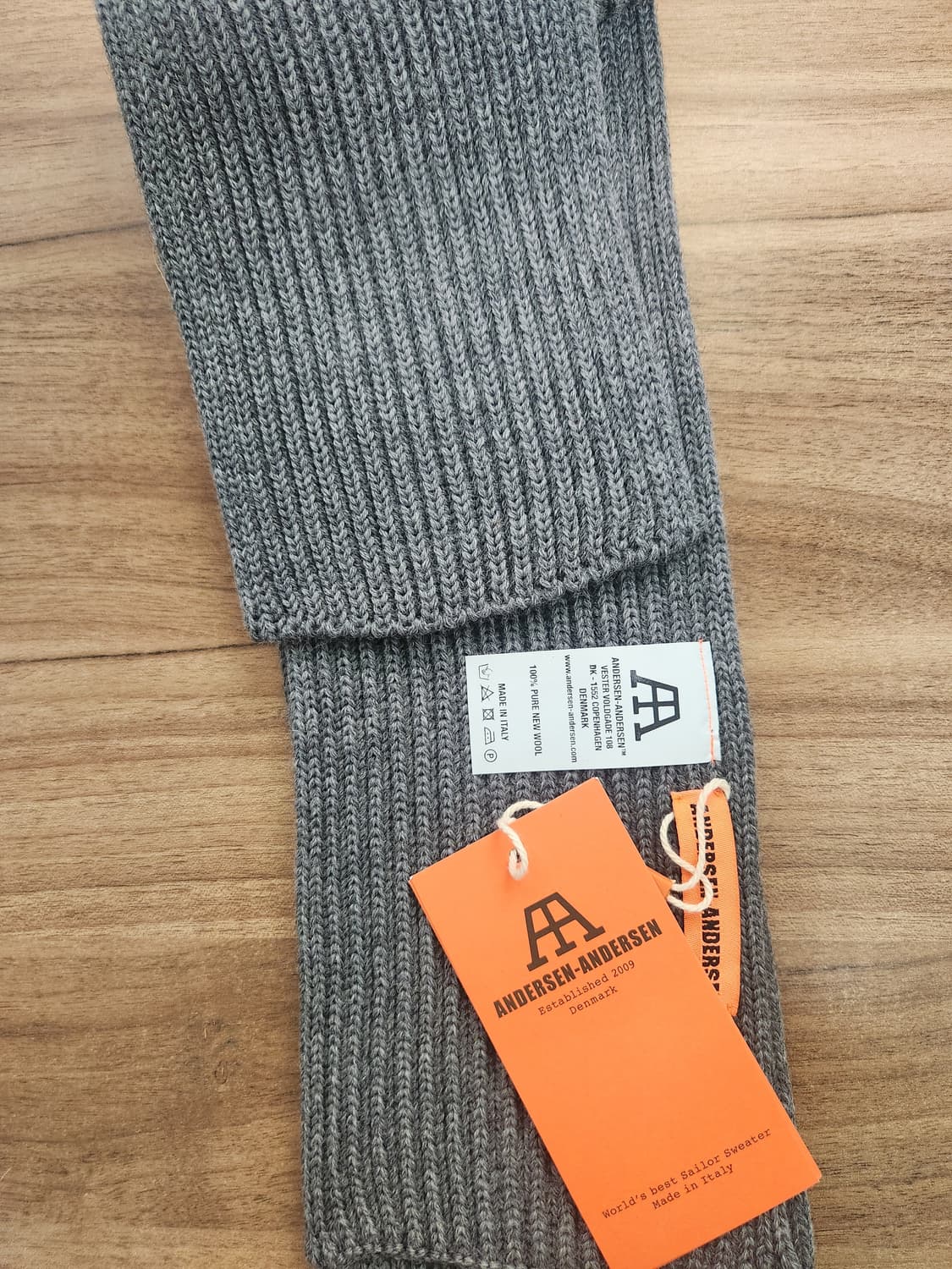 안데르센안데르센 머플러 그레이(새상품) 상품이미지1