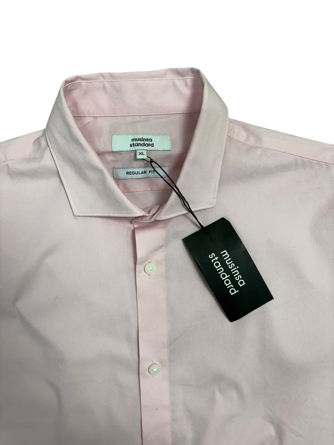 무신사스탠다드 셔츠 핑크 상품이미지5