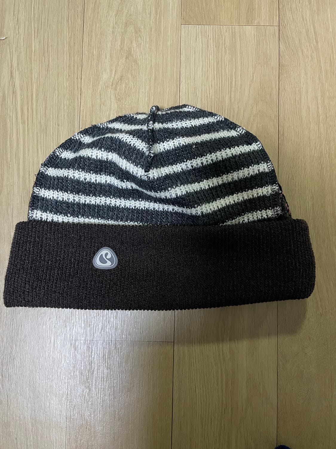 코이세이오 패치워크 비니 브라운 상품이미지4