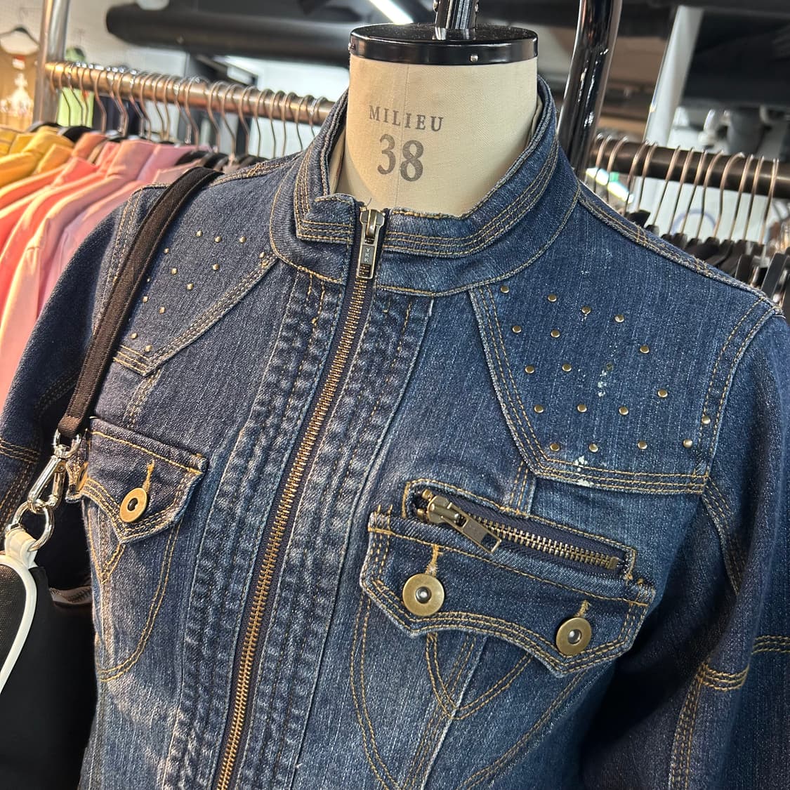 Vintage y2k Denim Jacket 상품이미지3