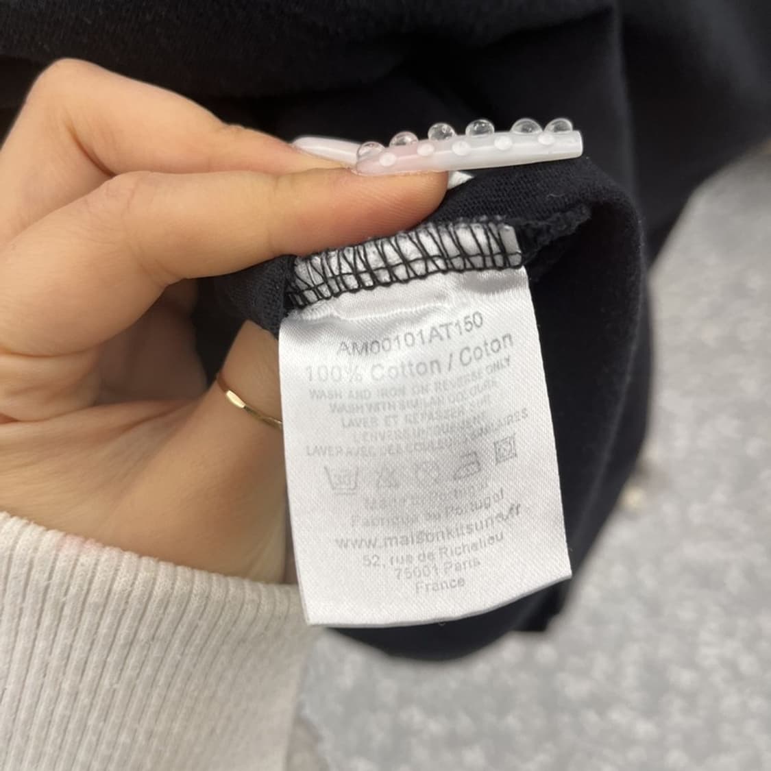 메종 키츠네 빈티지 스트릿 펑크 파리지앵 반팔티 XL C10610 상품이미지6