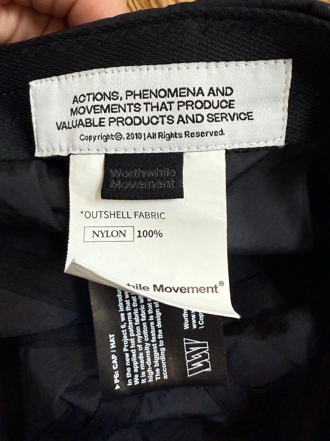 월스와일무브먼트 옵티션캡 블랙 상품이미지4