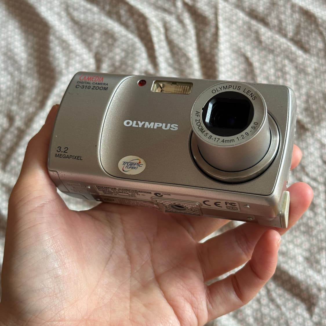 풀구성 올림푸스 카메디아 C-310 Zoom 올림푸스뮤 실버디카 빈티지 상품이미지6