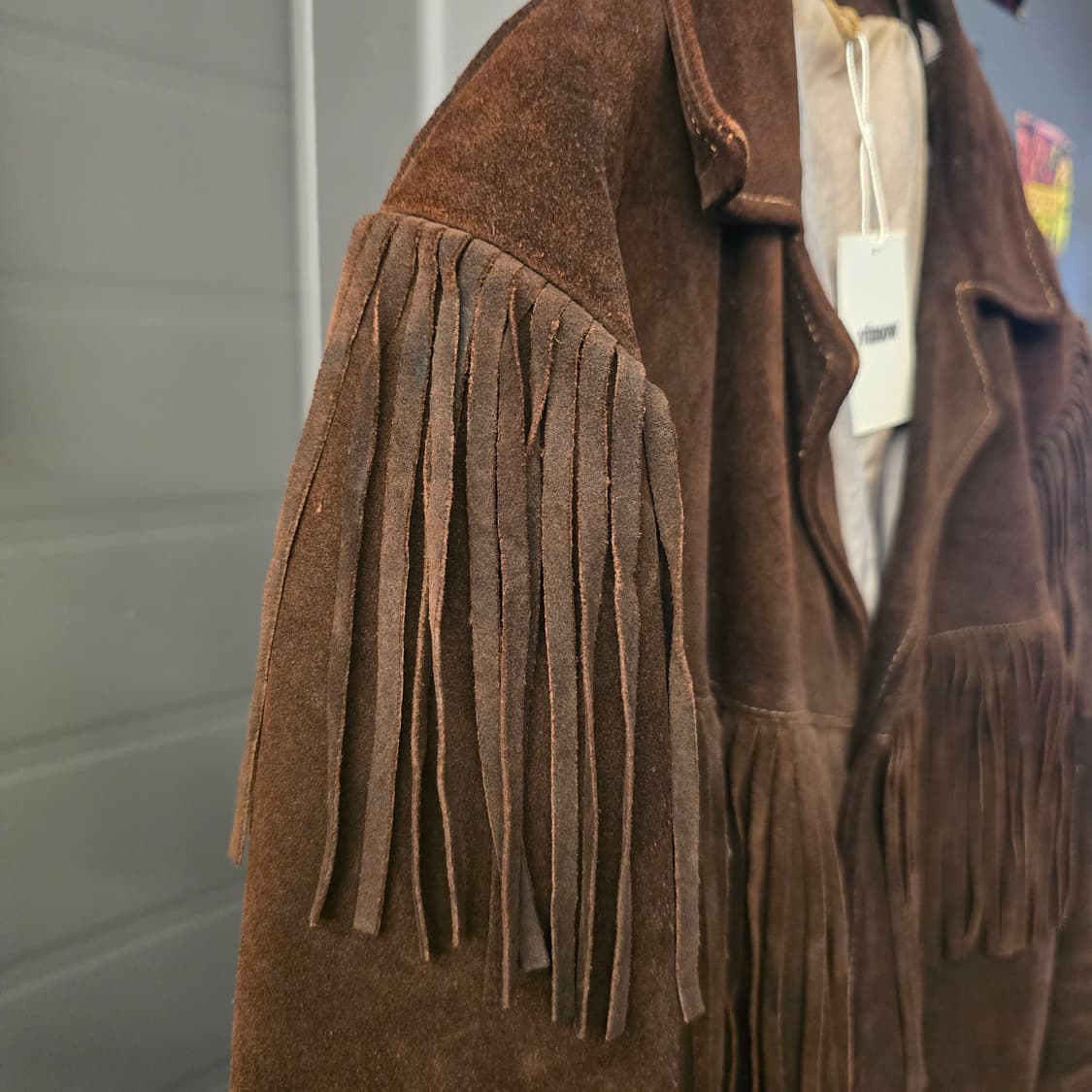 스웨이드 웨스턴 프린지 리얼 말가죽 카우보이 자켓  상품이미지10