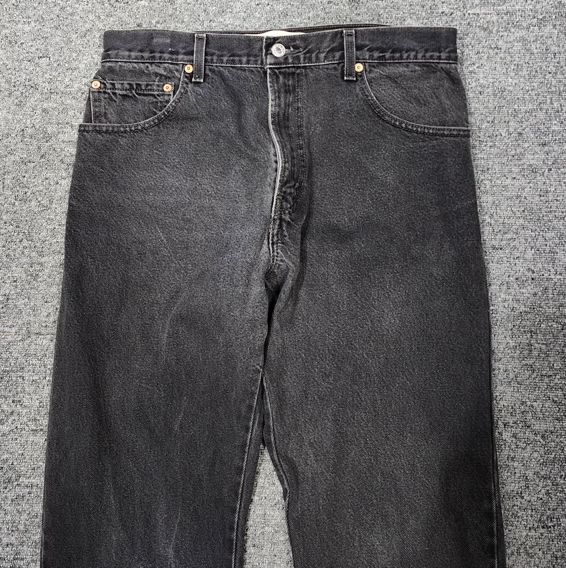 리바이스 517 부츠컷 흑청 데님 팬츠 34 상품이미지3