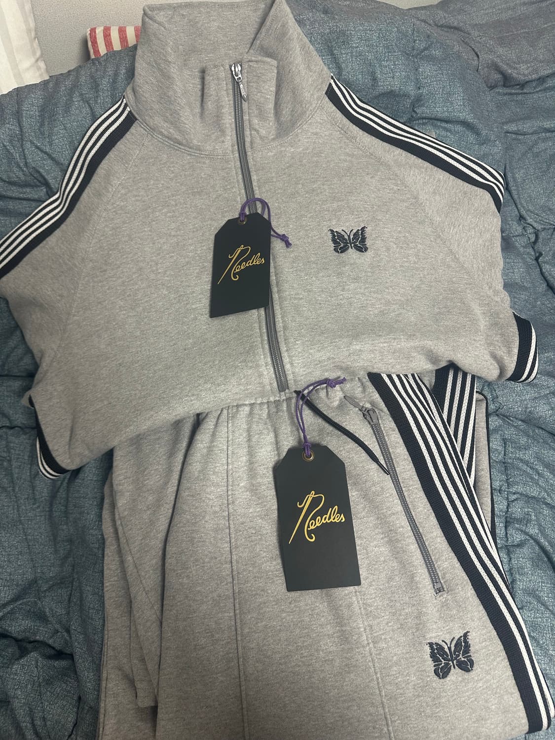 니들스 LHP 별주 스웻 셋업 HD 팬츠, 집업 상품이미지1