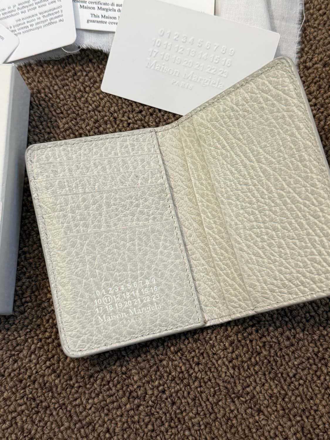 Maison Margiela 메종마르지엘라 카드지갑 아이보리 남녀공용 상품이미지6