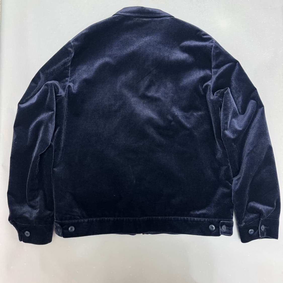 슈프림 15FW 벨벳 워크 자켓 L (창모,트레비스 스캇 착용) 상품이미지2