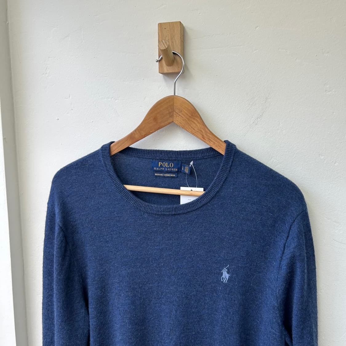 15838 - 폴로 랄프로렌 블루 울 니트 (메리노 울 100%) 상품이미지1
