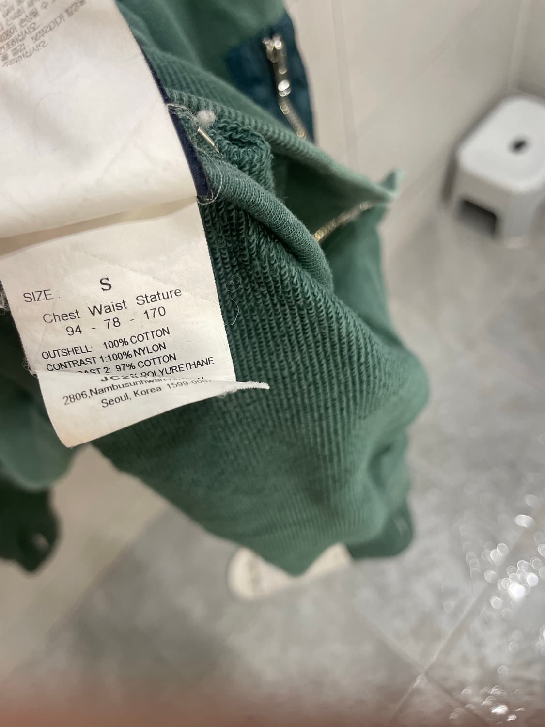 준지 오버핏 ma-1 맨투맨 s 상품이미지9