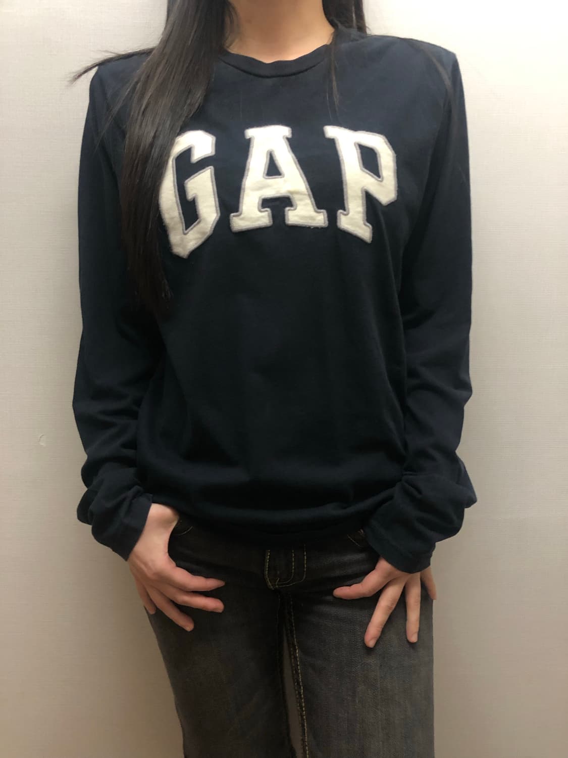 빈티지 갭 블랙 롱 슬리브 상품이미지1