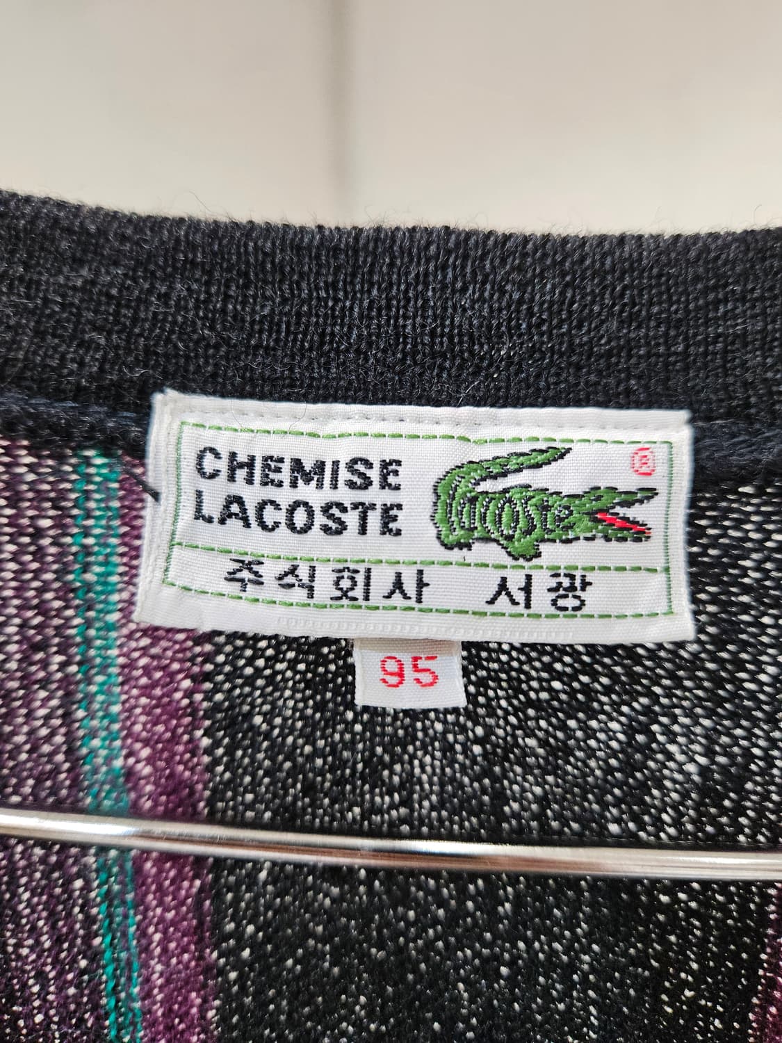 라코스테 스프라이프 브이넥 니트 상품이미지5