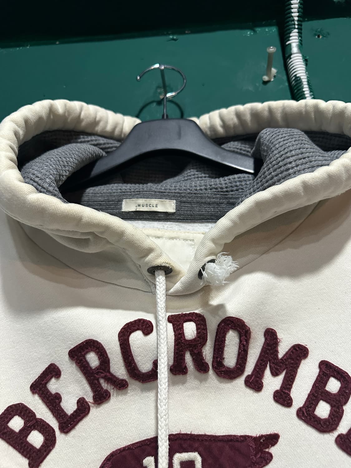 아베크롬비 후드티 아이보리 L 상품이미지4