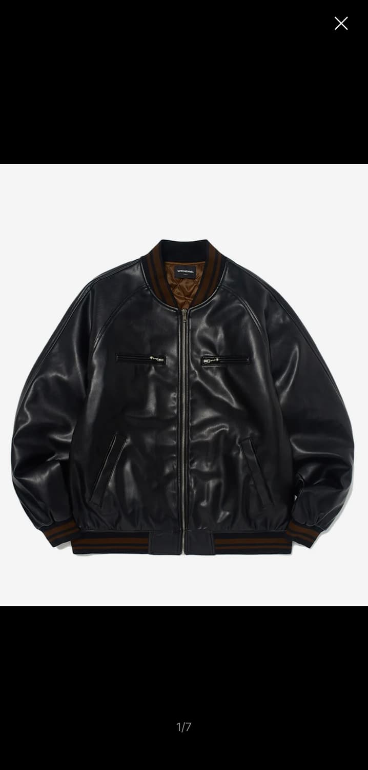 위캔더스 피로 레더자켓 상품이미지1