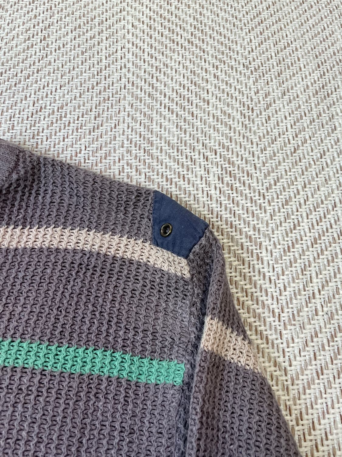 Next u 밀리터리 스트라이프 코튼니트 J03253 상품이미지2