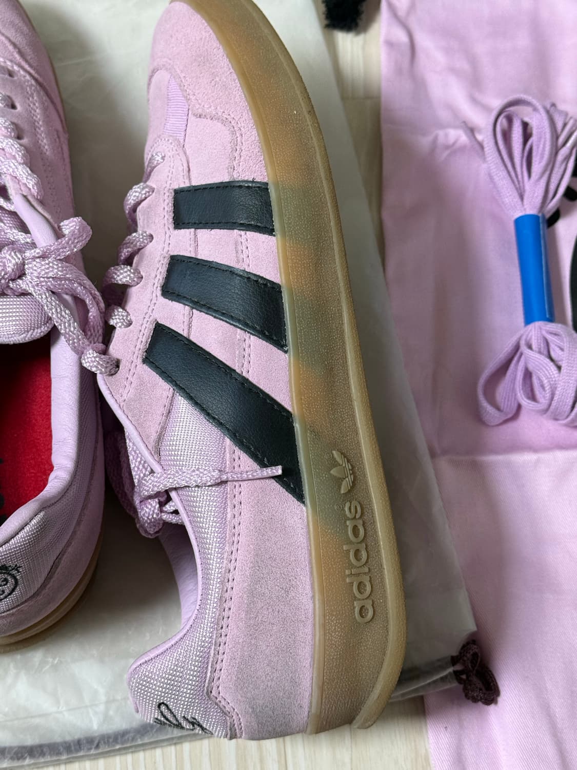 (270)아디다스x마크곤잘레스 알로하 슈퍼라이트 오키드 코어블랙 상품이미지5