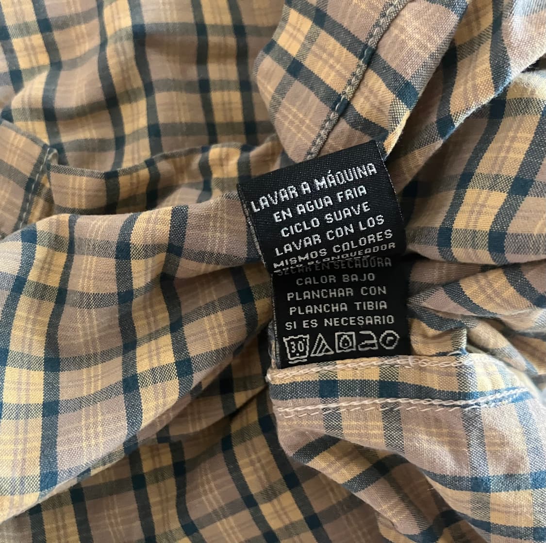 90s~00s Polo Jeans Co 폴로진스 RL성조기 체크셔츠 XL 상품이미지5