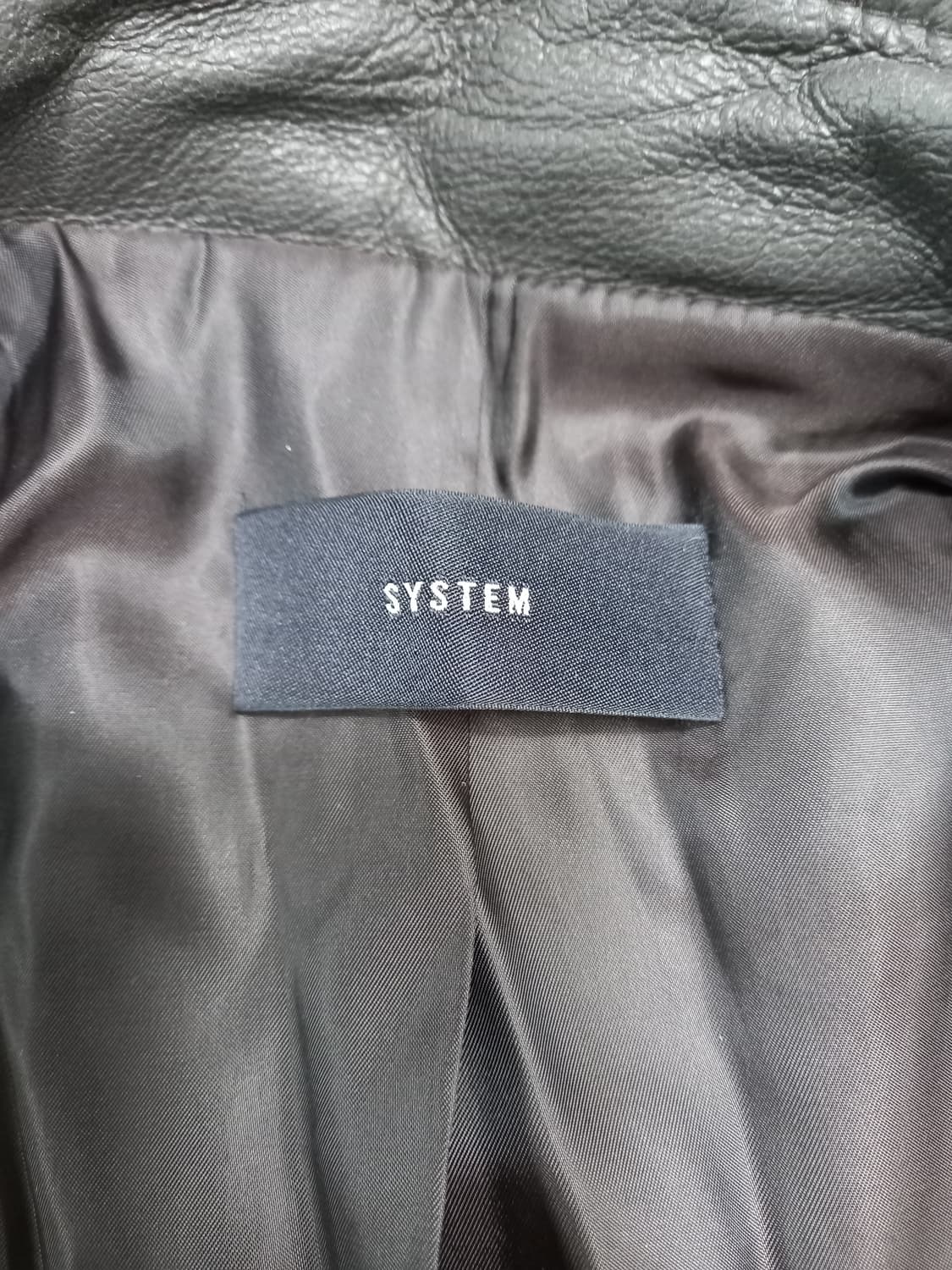 S80 SYSTEM 한섬 양가죽 라이더 자켓 다크브라운 S-205 상품이미지6