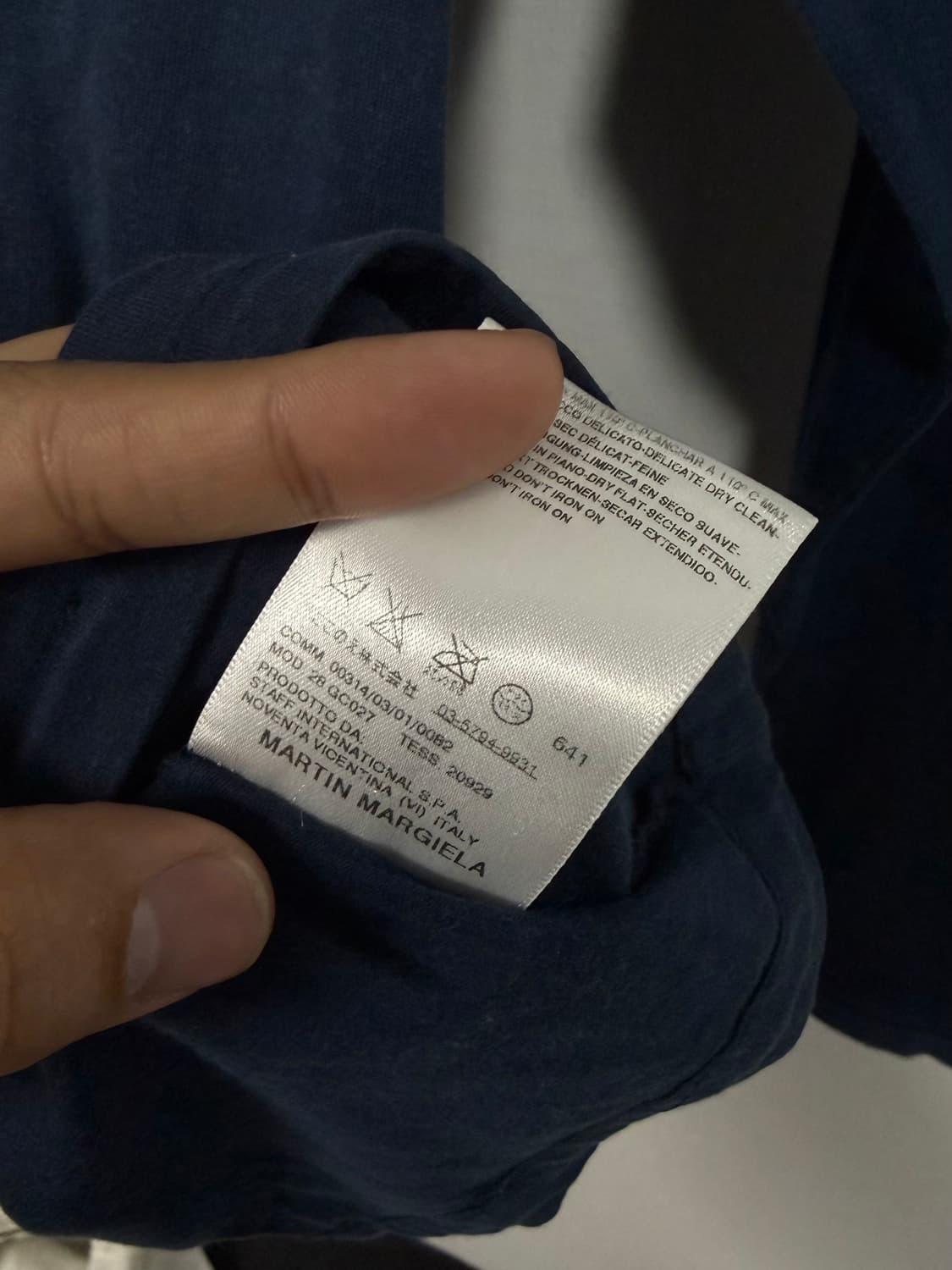 마틴마르지엘라 로우컷 원포켓 폴로 셔츠 상품이미지5