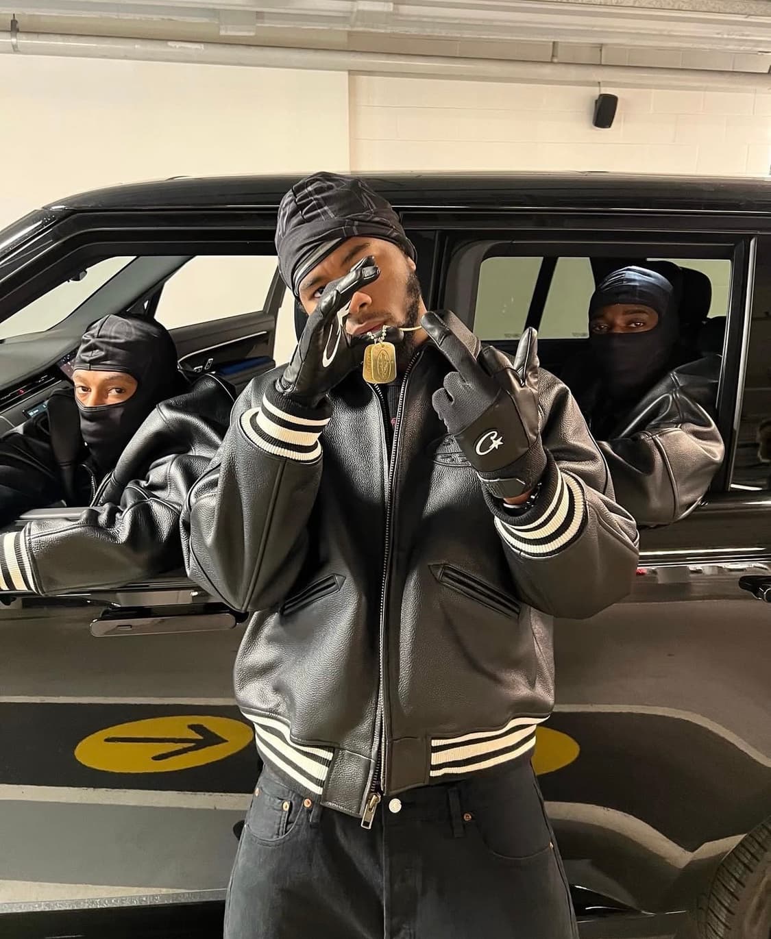 Crtz 코르테이즈 corteiz 가죽장갑 leather gloves 상품이미지3