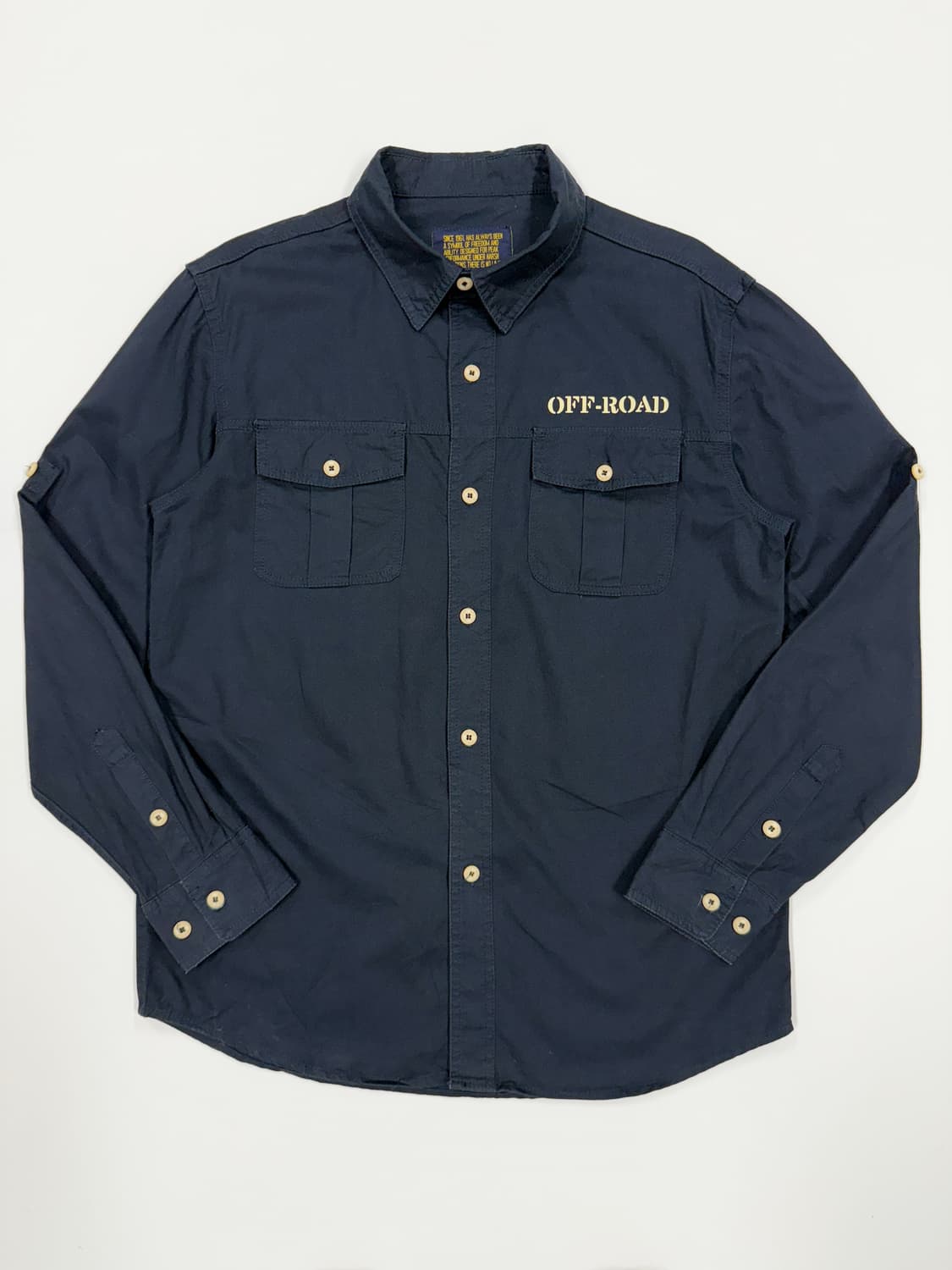 오프로드 다크네이비 워크셔츠 상품이미지1