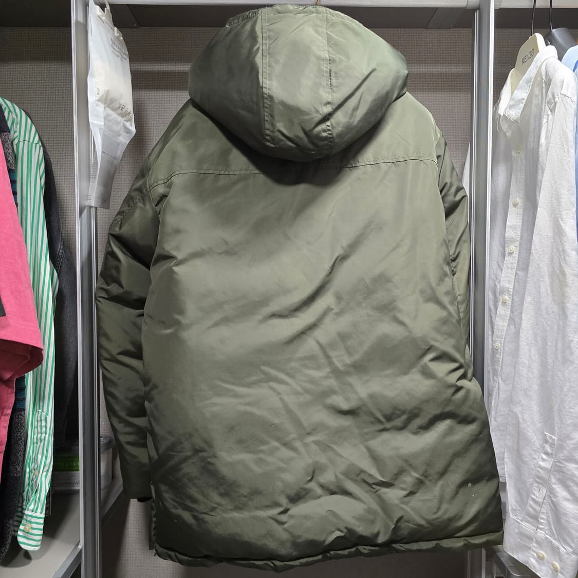클럽모나코 후드패딩 / 카키 / M 상품이미지2