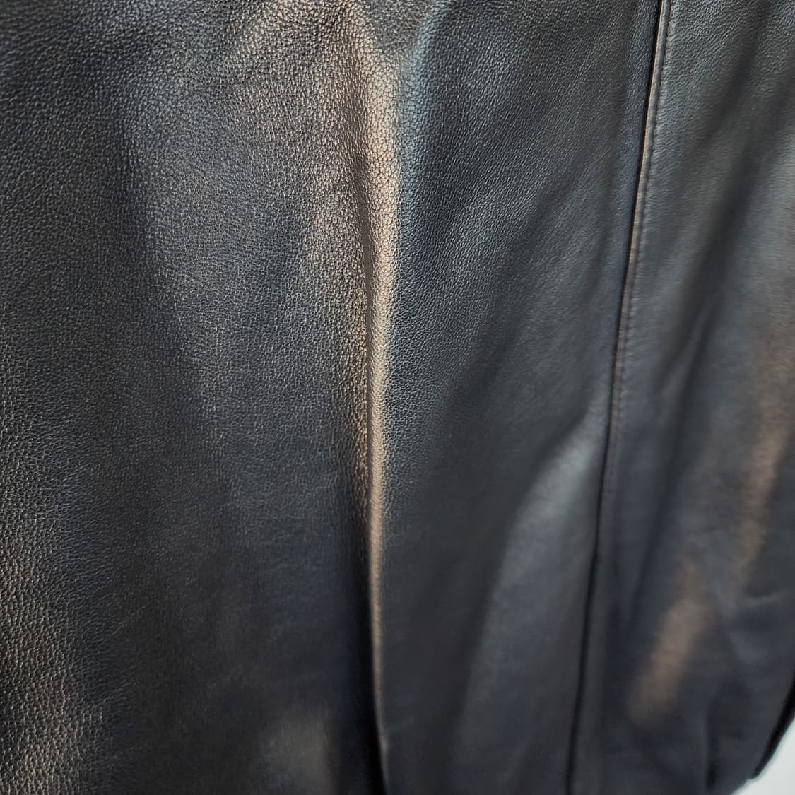 ENC 블랙 가죽 자켓 상품이미지4