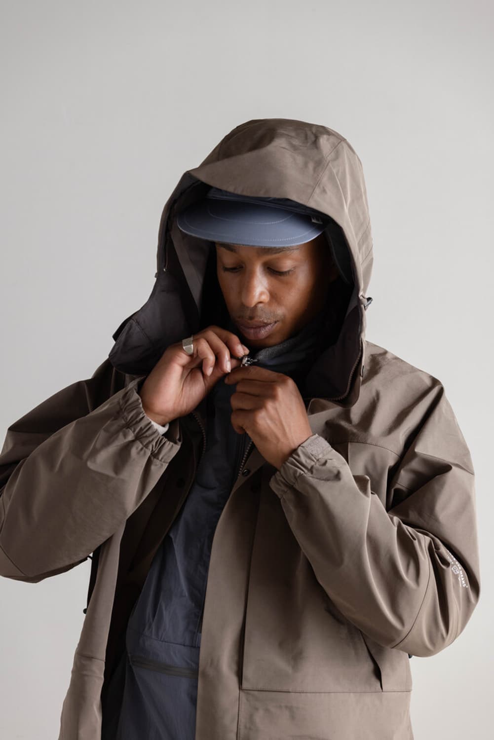 Ends and means 마운틴파카 그레이 카키 XL 앤즈앤민즈 상품이미지3