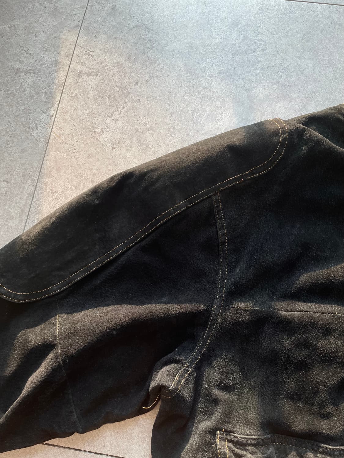 빈티지 스웨이드금장  봄버자켓 상품이미지6