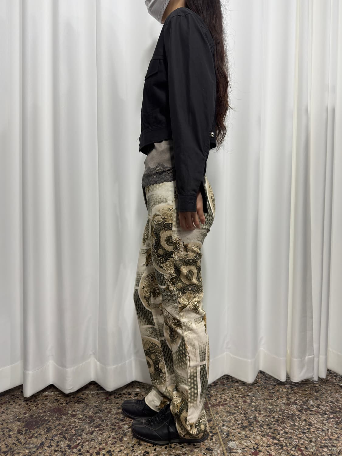 benetton entic printjng pants 상품이미지6