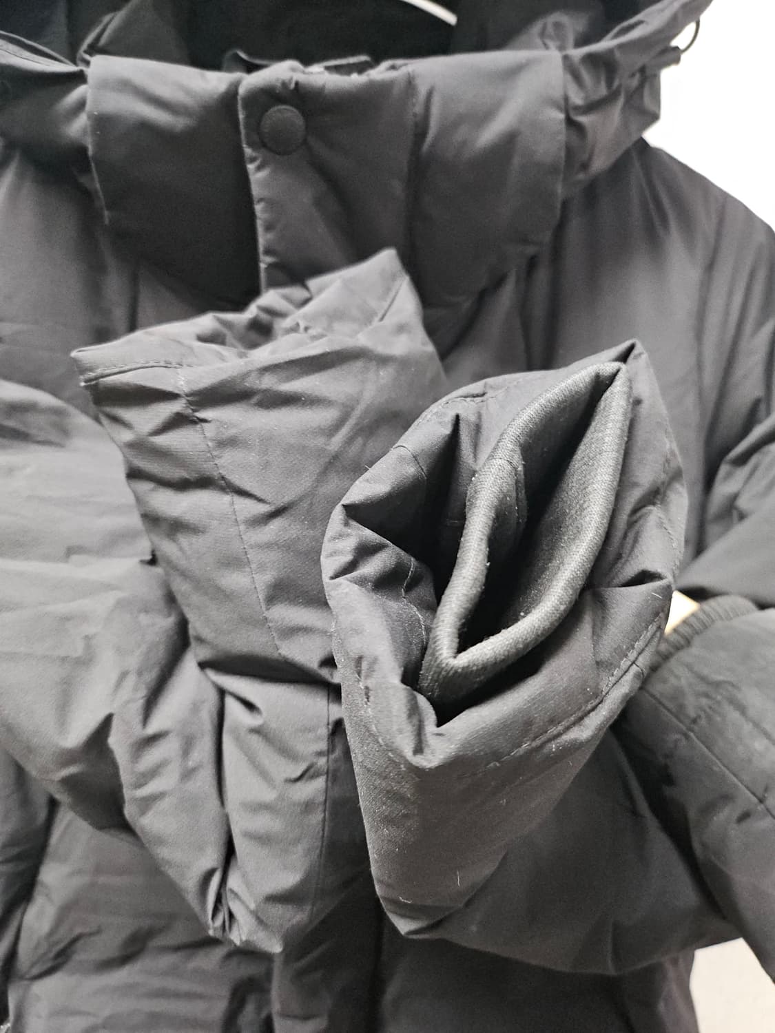 코오릉  블랙 롱 구스 패딩  85 상품이미지3