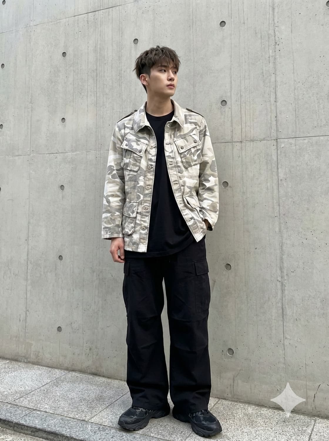 Purple & Yellow 카모플라쥬 B.D.U 필드 자켓 상품이미지1