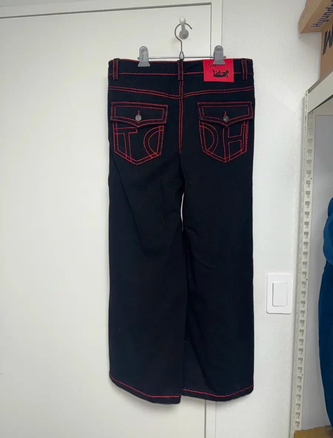 toh 티오에이치 체리 스티치 로우 팬츠 상품이미지1