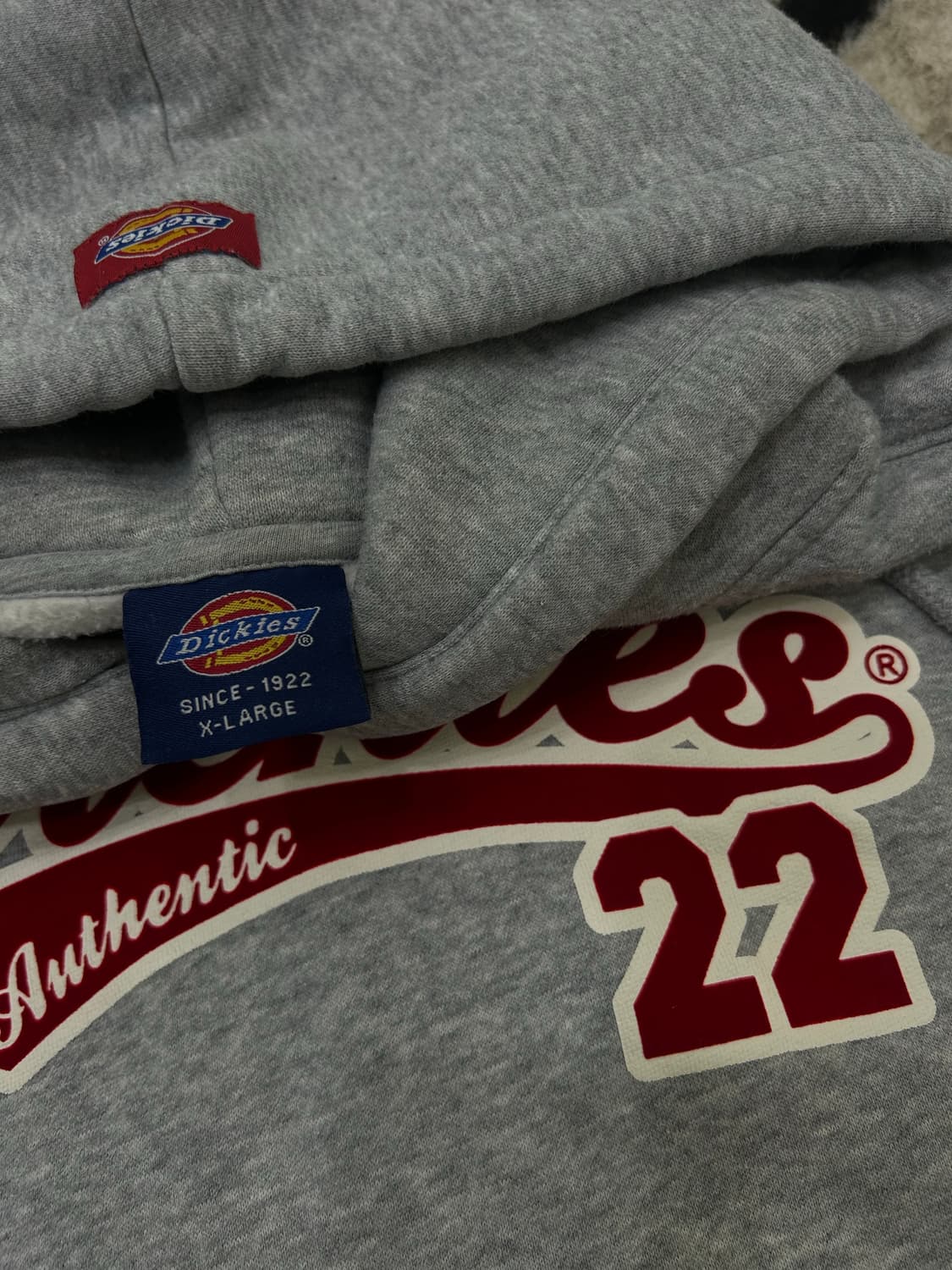 [XL]디키즈 후드/그레이/기모 상품이미지5