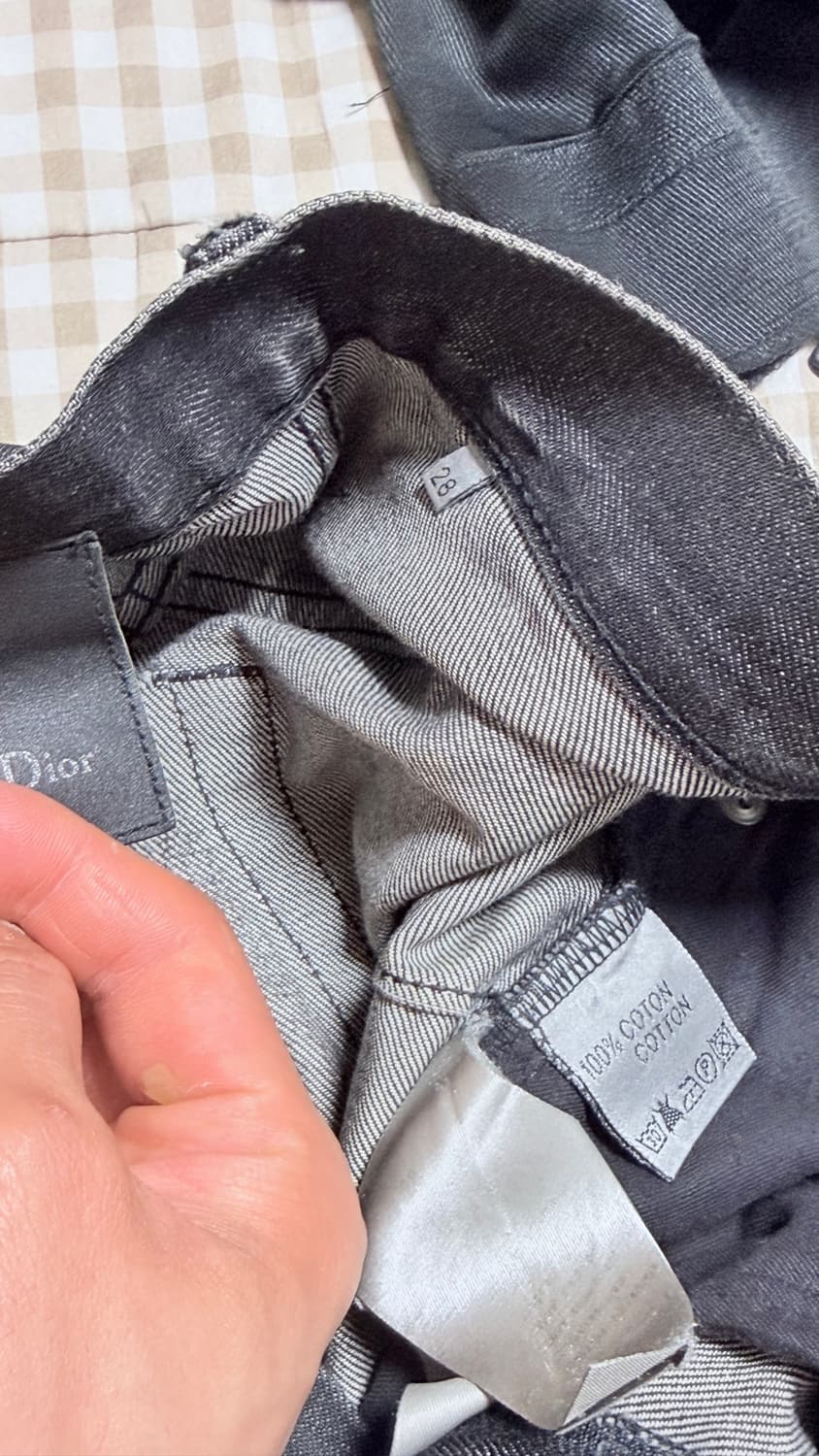 Dior Homme kva 블랙 워싱 진 28 상품이미지4