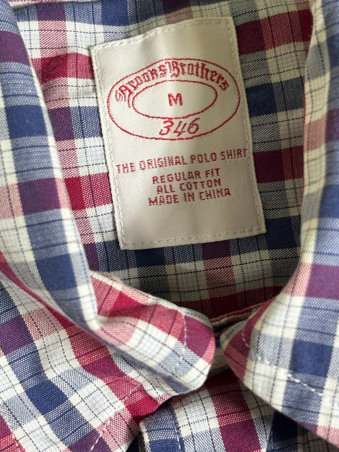 브룩스브라더스 체크 셔츠 상품이미지4