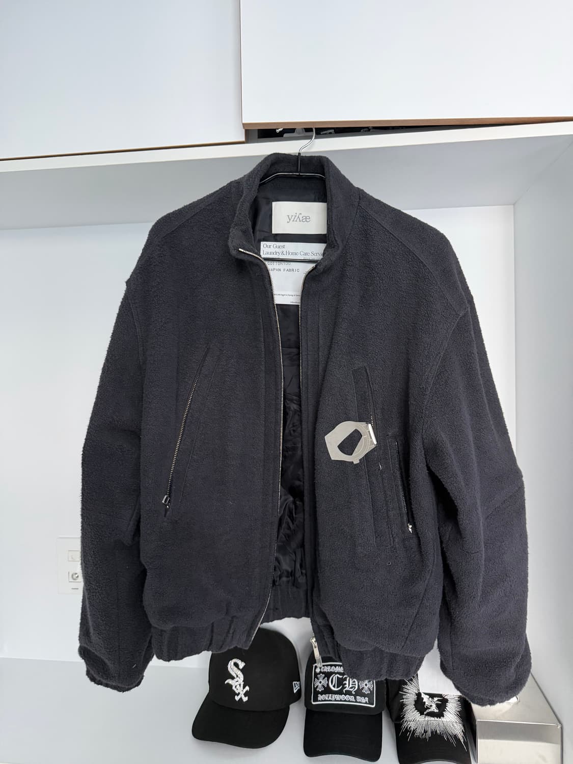 Yiyae 하이넥 자켓 미드나잇 M 상품이미지1