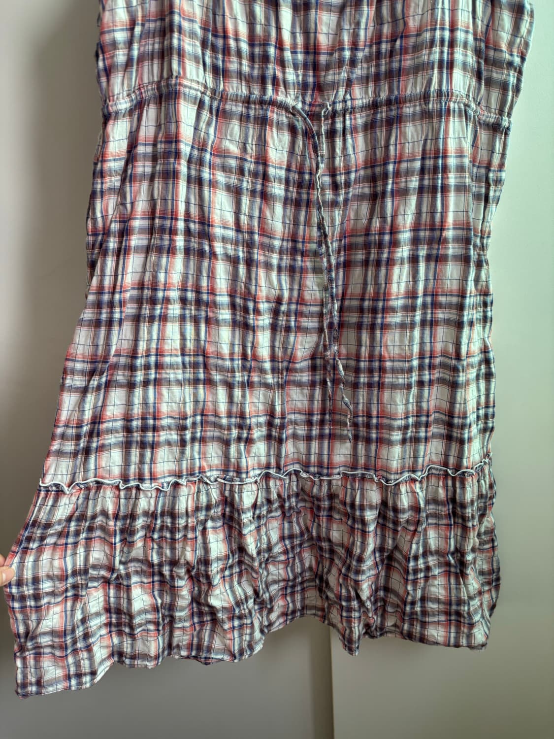 빈티지 체크 원피스 상품이미지4