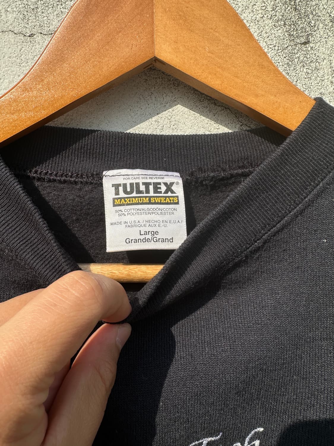 [XL] TULTEX 맨투맨 스웻셔츠 USA made 상품이미지3