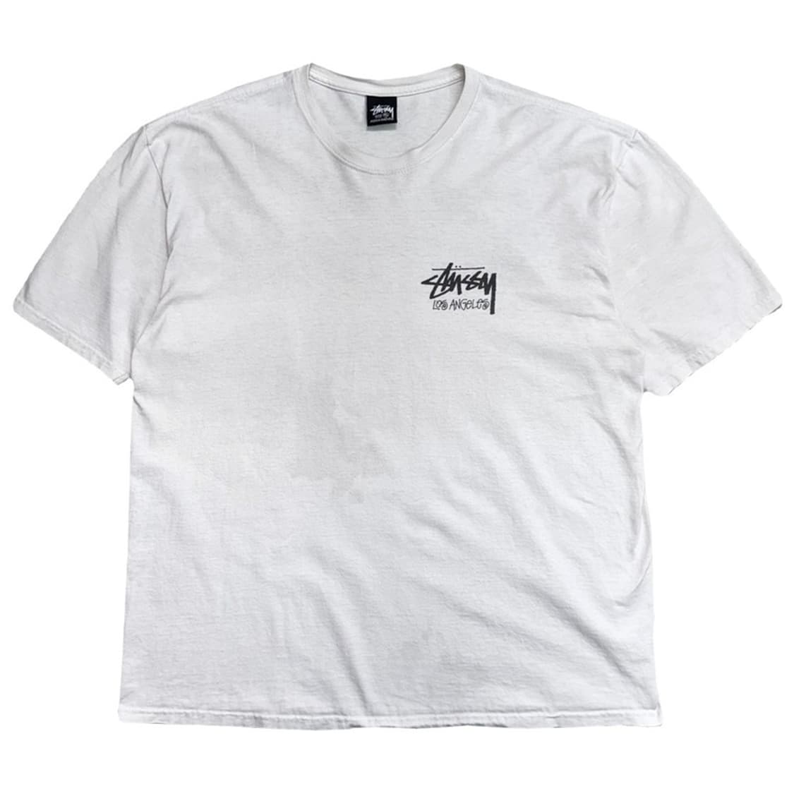 STUSSY LOS ANGELES 그래픽 반팔 티 화이트 XL 상품이미지1