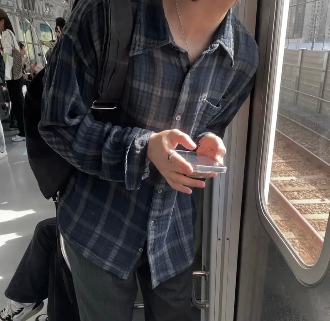 해칭룸 아카이브 V2 투페이스 린넨 셔츠 상품이미지1