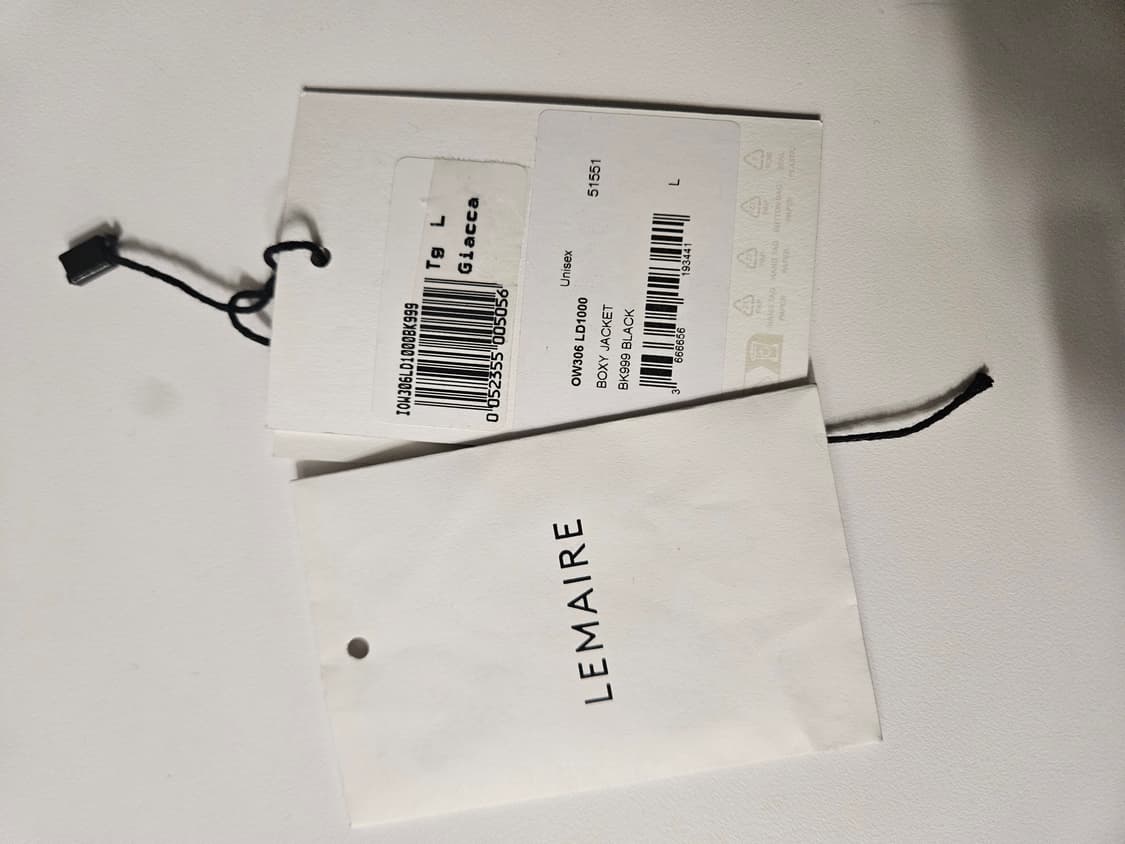 (L) 24FW 르메르 박시자켓 블랙 상품이미지4