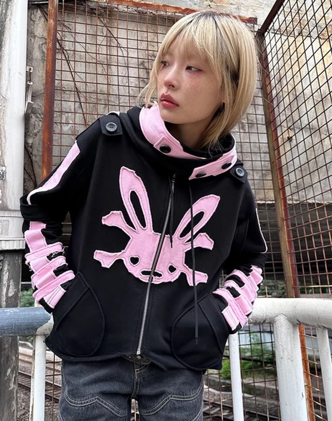 Cfierce 토끼귀 후디 하츠네미쿠 상품이미지2