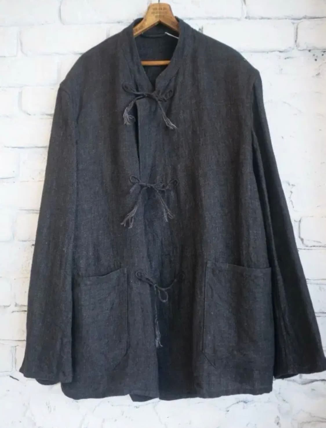 코모리 린넨 스탠드 카라 자켓 [3] 상품이미지1