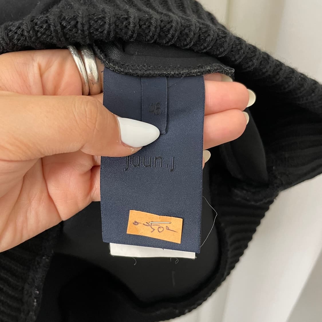 준지 블랙 니트 맨투맨  상품이미지7