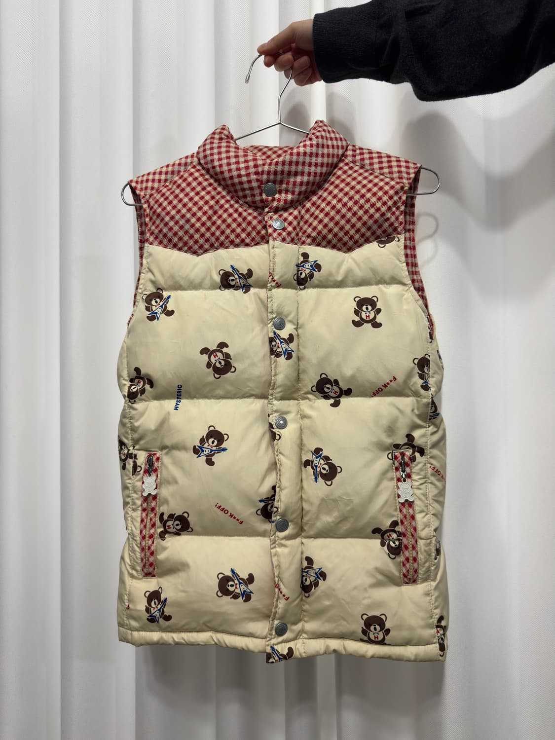hysteric glamour f**kbear vest padding 상품이미지4