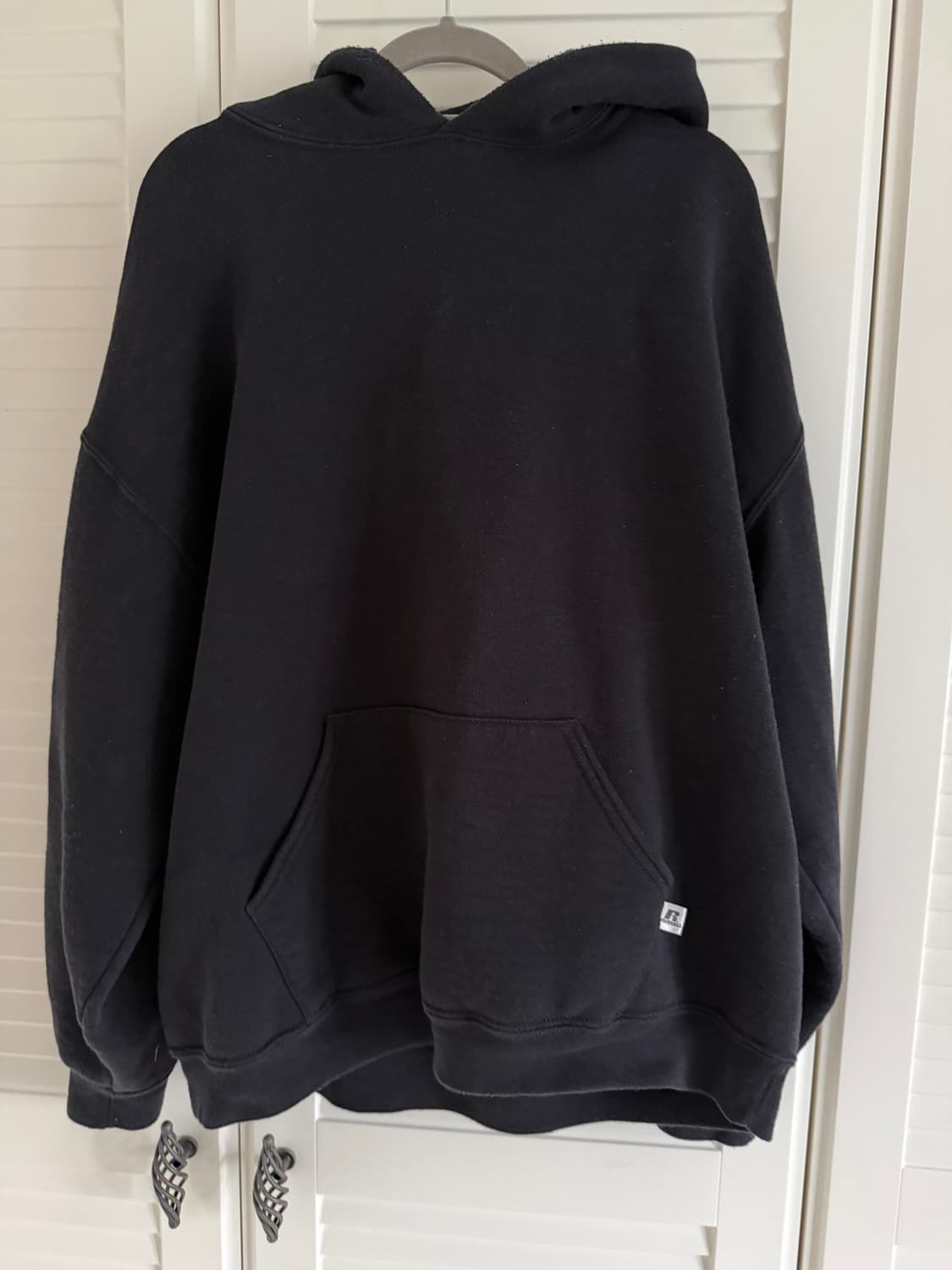 [XL] 00s 50/50 러셀 후드티 블랙 상품이미지1