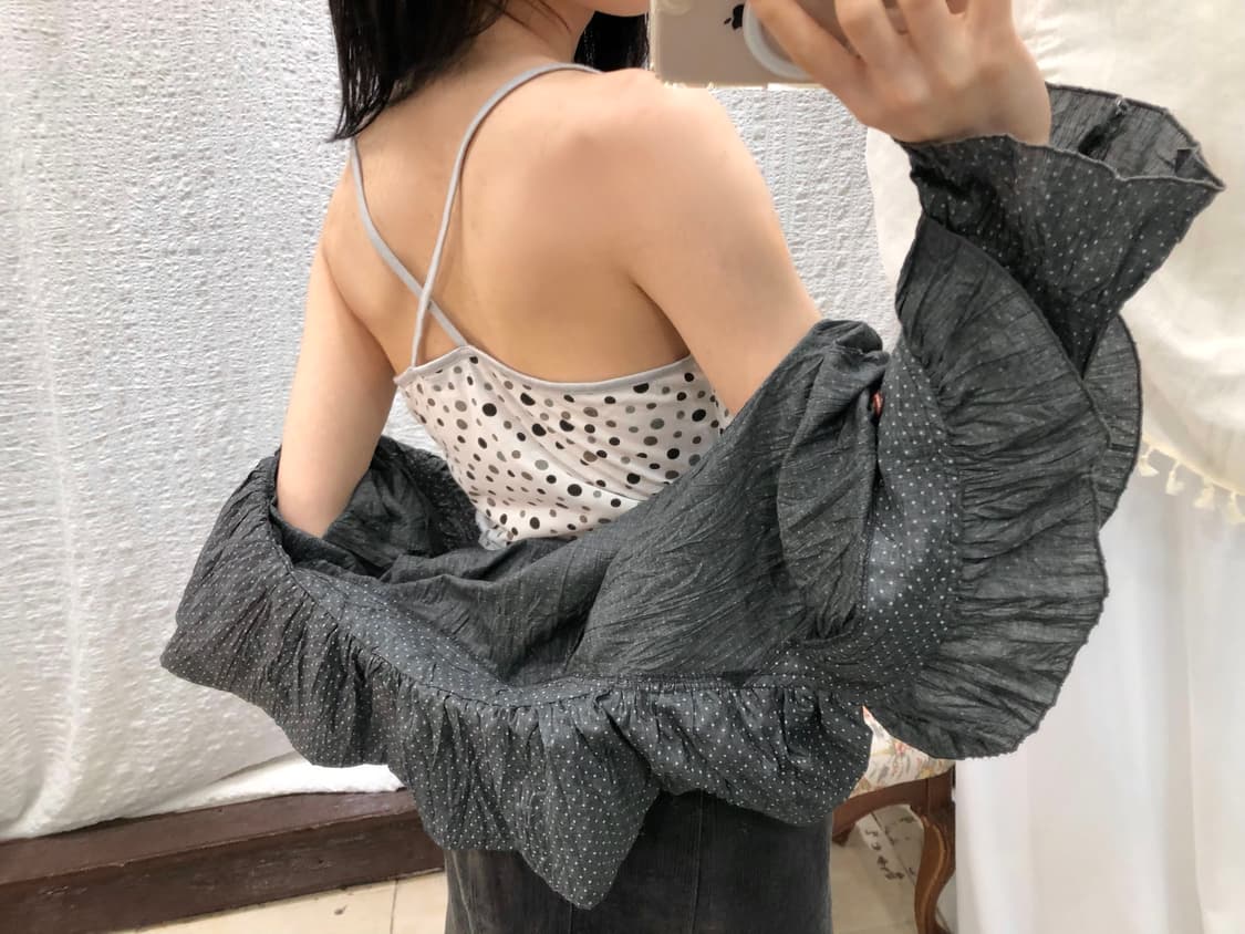 mini polka sleeveless 상품이미지2