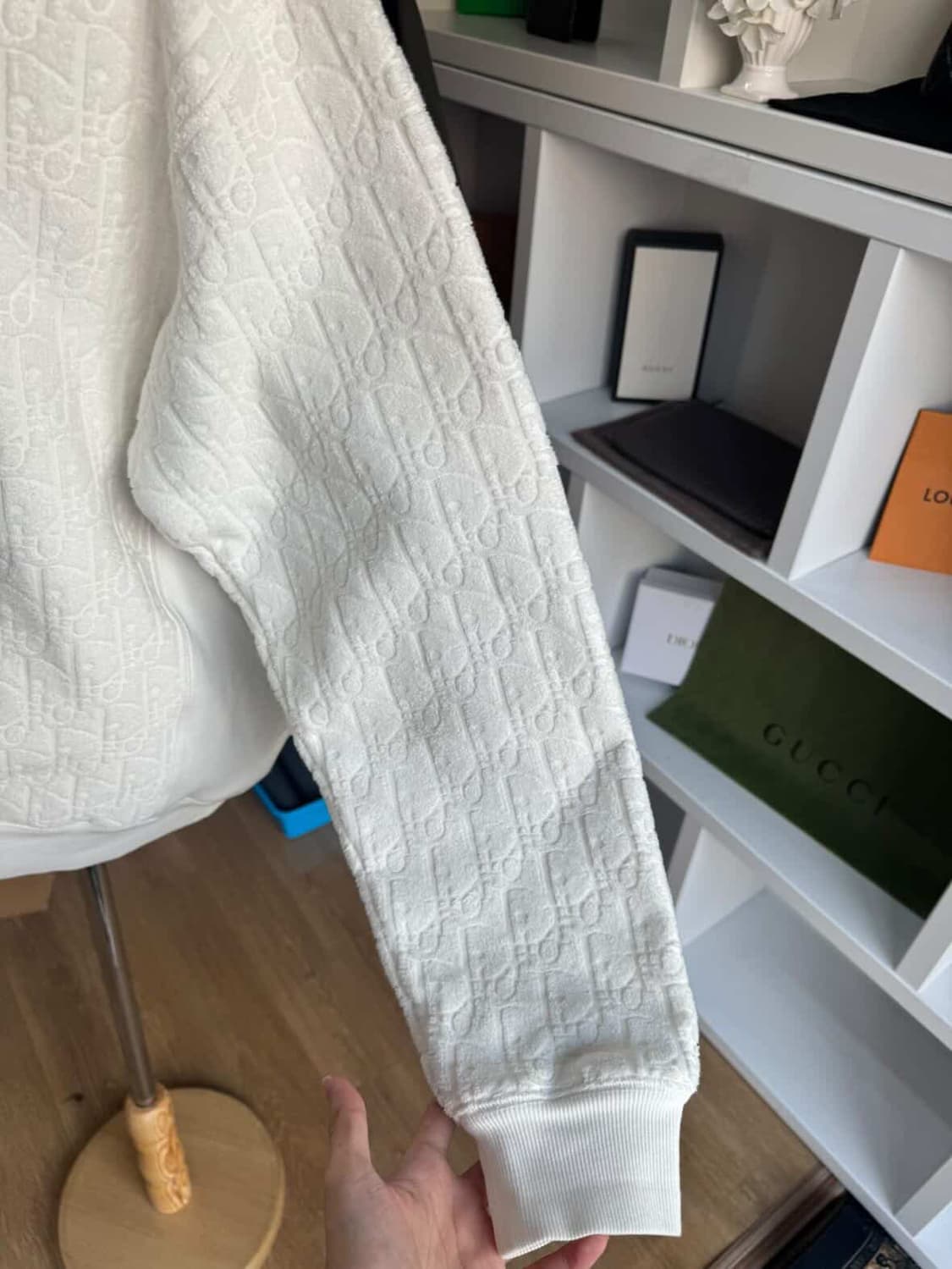 디올 오블리크 테리 후드티  상품이미지6